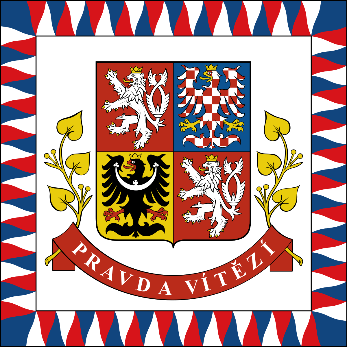 Flag Of The President Of The Czech Republic.svg